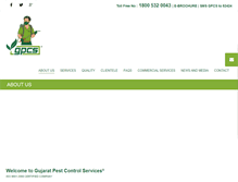 Tablet Screenshot of gujaratpest.com